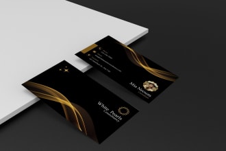 design business card, brand identity logo and name