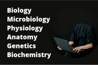 design powerpoint presentation on biology, and science topic