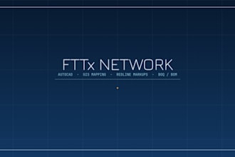 create and edit telecom and fttx cad drawings