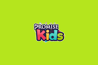 do elegant kids place logo design with unlimited revision