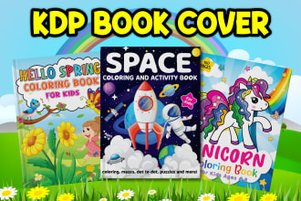 create an amazon kdp book cover design