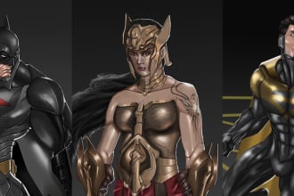 create fan art illustrations in a realistic style