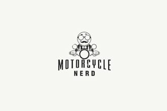 design a dynamic elegant motorcycle marketplace logo