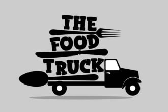 design a creative restaurant, bakery or food truck logo