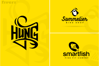 do modern, minimalist, lettering, typography, business, wordmark, logo design