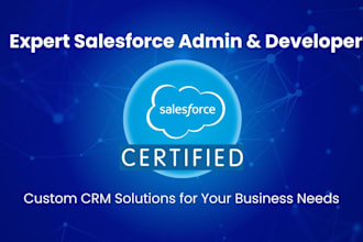 certified salesforce admin and developer offering premium services