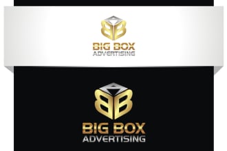 design high quality advertising logo with creative concept