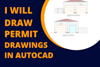 draw architectural and civil engineering drawing in autocad