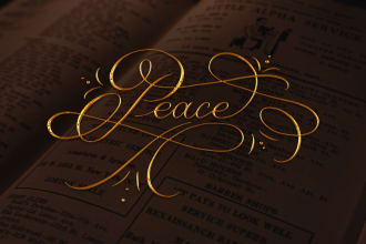 write anything in copperplate calligraphy