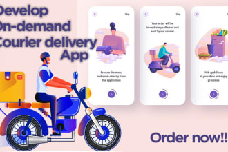 build on demand courier, parcel delivery app logistic app