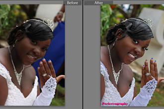 professionally retouch and enhance photos