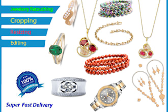 do professional high end jewelry retouching and photo editing