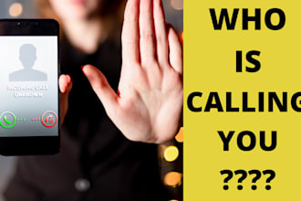 find out for you that who is calling you