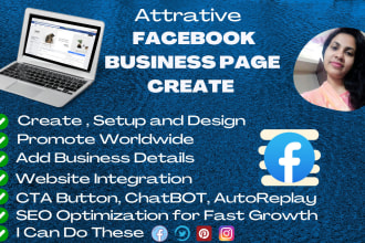 create and set up an attractive facebook page for your company