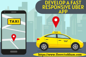 uber clone app, uber app, taxi booking app, mobile app