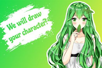 create character designs for your visual novel