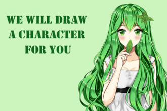 draw a character design for you or your game