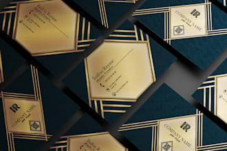 create a beautiful business card