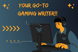 write SEO optimized gaming and tech articles, blog posts