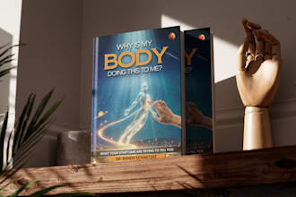 design a creative custom book cover and ebook cover
