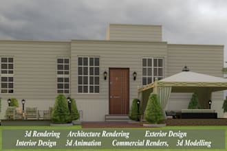 do 3d rendering,3d floor plan,render,exterior design