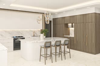 do kitchen interior,realistic render,bedroom,resturant