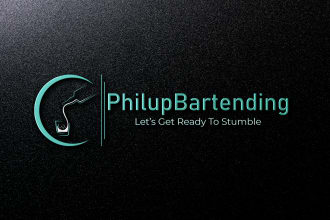design bar, club, hookah, bartendar, lounge, nightclub, drinks logo