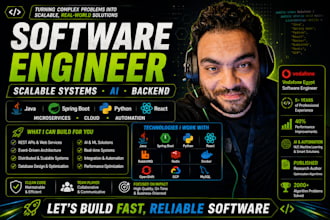build scalable backend systems and custom software solutions