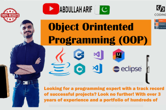 teach oop in java c cpp csharp