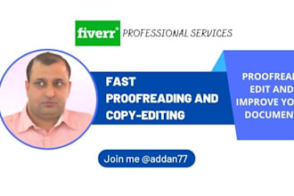 edit and proofread your english writing professionally