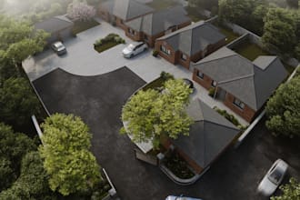 do visualization of exterior residence