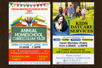 design an impeccable social media event, business flyer