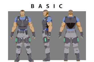 design a reference sheet of your character