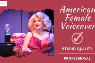 record a pro voice over in american and southern accents