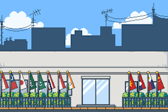 make pixel art background, scene, and illustrations for you