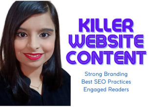 write website content that is compelling and professional