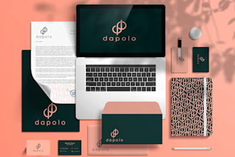Best Deals!  design minimalist logo with full branding kit package
