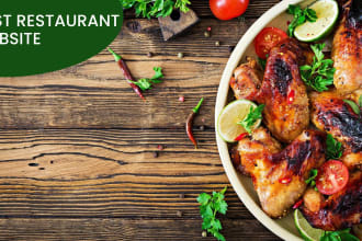 create a restaurant website with online ordering