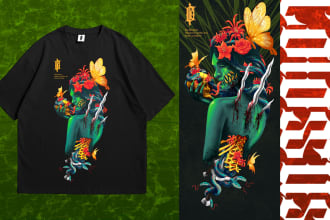 draw illustration for your merch
