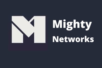 create mighty network membership website, mighty networks design, online course