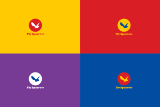 modern flat crypto, technology, app, startup, tech, app logo design