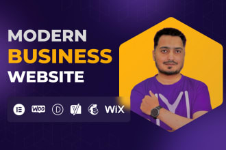 build a business website and create a responsive web design with ecommerce store