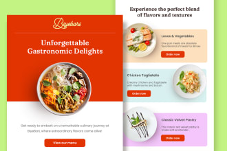 design editable mailchimp email newsletter template