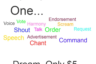 get 50 people to cheer anything 15 words max