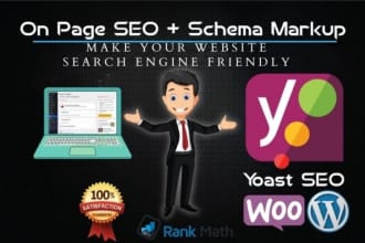 do wordpress website on page SEO and technical optimization