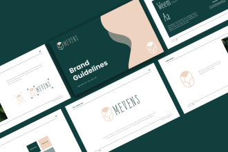design minimalist logo brand guidelines and branding kit