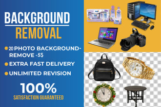 do images background removal within 24 hours in 100 images and fast delivery