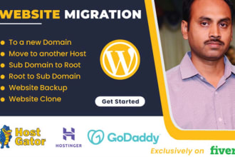 move or transfer wordpress website to a new domain or hosting