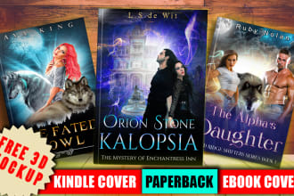 design a fantasy book or ebook cover