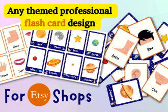 make printable and digital flashcard